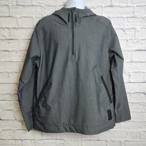 Adidas Adicross Half Zip Hooded Anorak Jacket Mens Size Large Gray